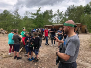 terrains de laser game en forêt pour groupes d'enfants côte d'opale