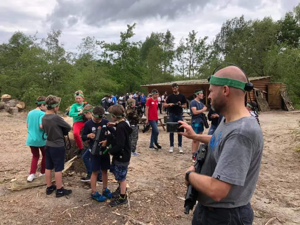 terrains de laser game en forêt pour groupes d'enfants côte d'opale